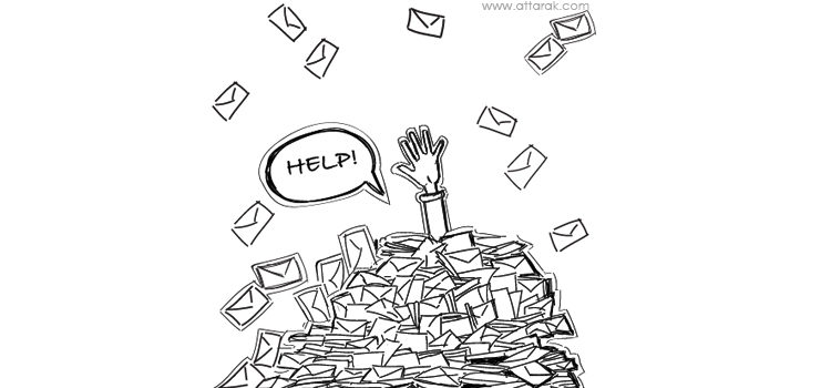 چگونه به ایمیل هایمان سر و سامان بدهیم ؟