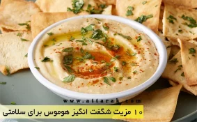 10 خاصیت شگفت انگیز هوموس برای سلامتی