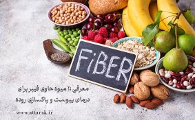 معرفی 11 میوه حاوی فیبر