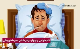 کم خوابی و چهار برابر شدن سرماخوردگی