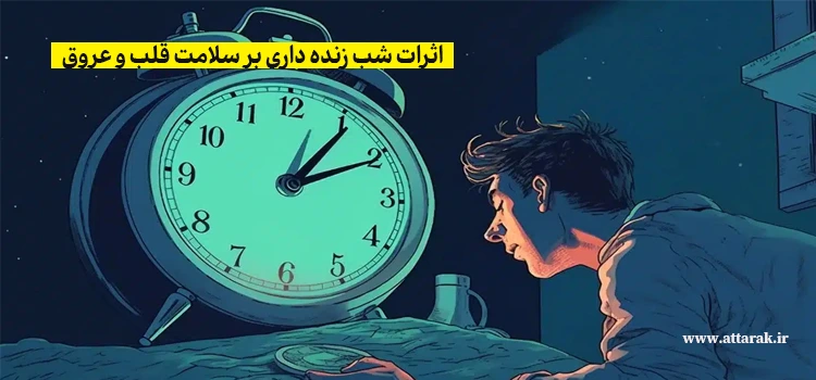 اثرات شب زنده داری بر قلب و عروق