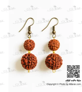 گوشواره های رودراکشا مدل هم آوا