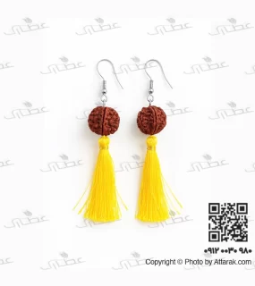 گوشواره منگوله ای رودراکشا