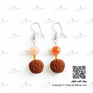 گوشواره عقیق و رودراکشا