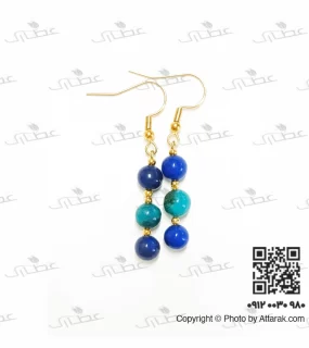 گوشواره آویز زنانه مدل سه گوی