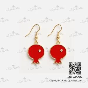 گوشواره زنانه طرح انار