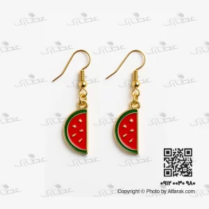 گوشواره زنانه طرح هندوانه